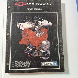 1988 Chevrolet Power Catalog 6th Edition Technical‎ Data Specifications